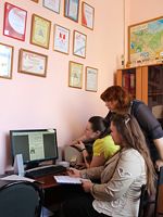 Пресс-центр за работой Пресс-центр за работой